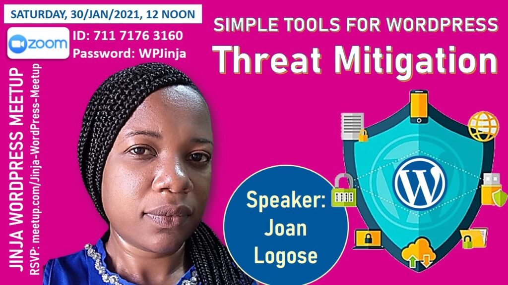 Simple Tools for WP Threat Mitigation – WordPress Jinja Meetup Jan 2021